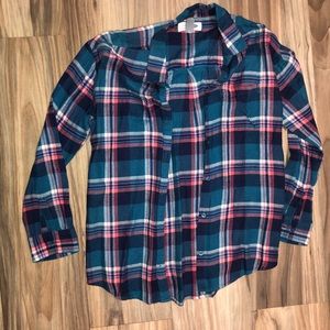Blue and Pink Flannel